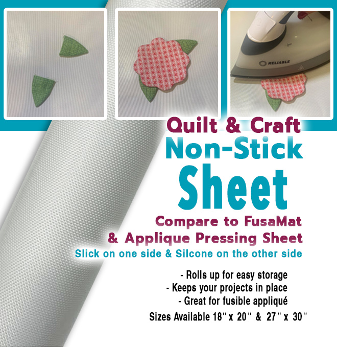 Quilt in a Day 27x30 Quilt & Craft Non-Stick Pressing Sheet - Large -  735272095736 Quilting Notions